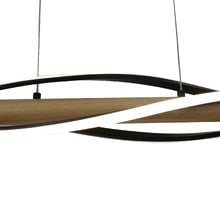 Blake Rubberwood LED Pendant Light